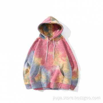Casual Street Style Cropped Tie Men's Unisex Pullover